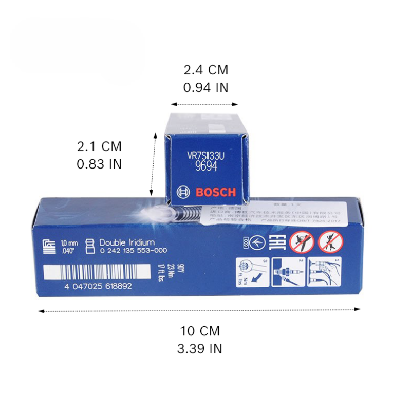4pcs Bosch Double Iridium Spar - đánh giá và giá Bosch Spark Plug Iridium